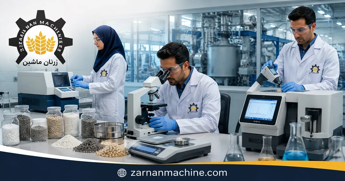 آزمایشگاه های کنترل کیفیت مواد اولیه